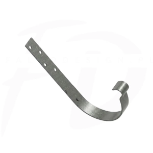 Hak dokrokwiowy stalowy ⌀ 125 firmy KROP kolor antracyt metaliczny